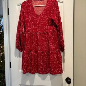Red Polka Dot Dress